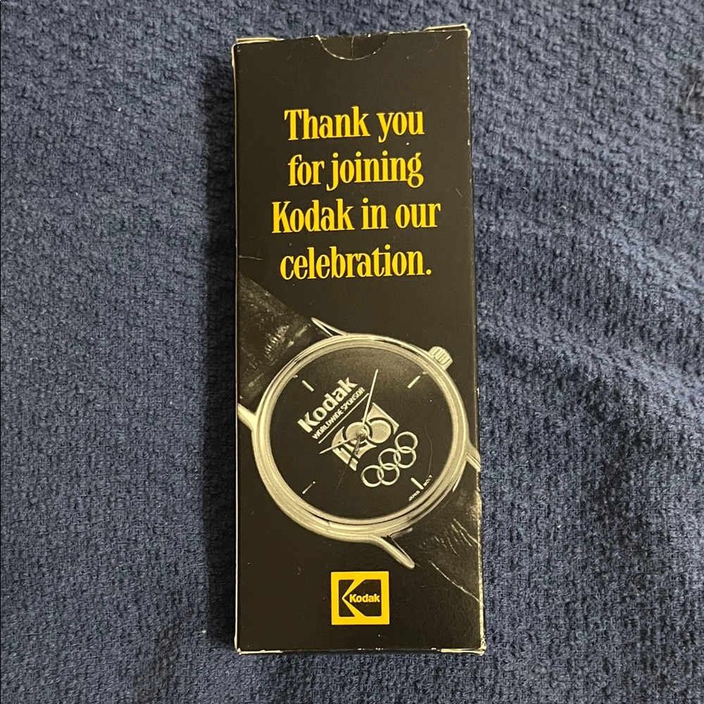 Kodak Black and Silver Men's Watch